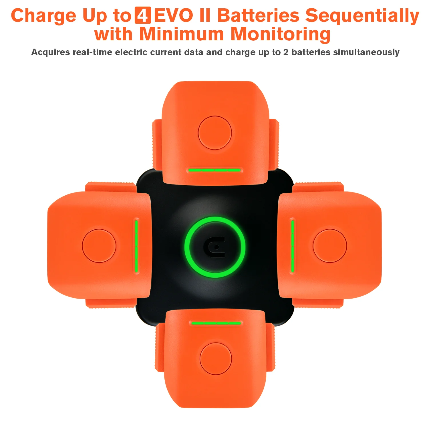 Autel Robotics EVO II Battery Charging Hub - 4 in 1 Multi-battery Charger - Image 6