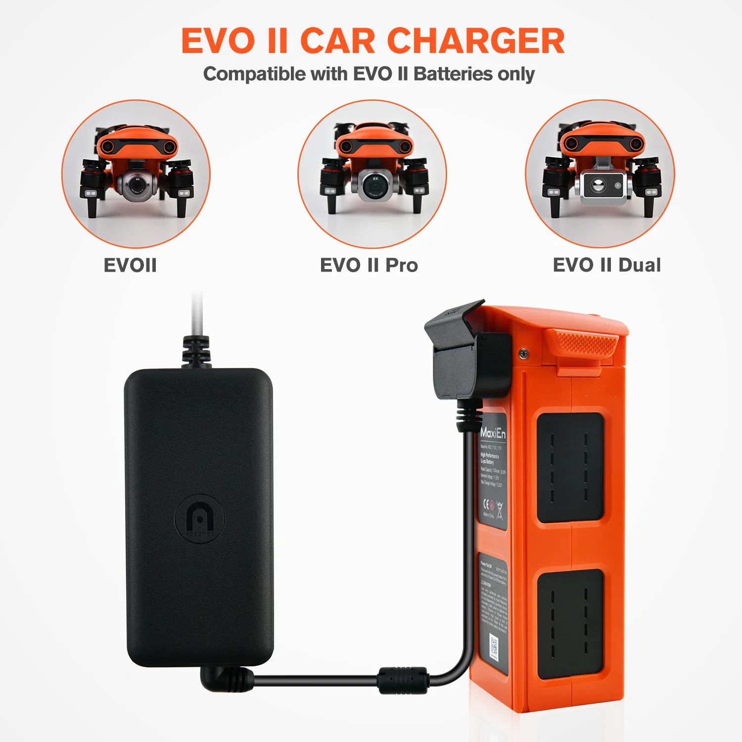 Autel Robotics EVO II Car Charger - Image 2