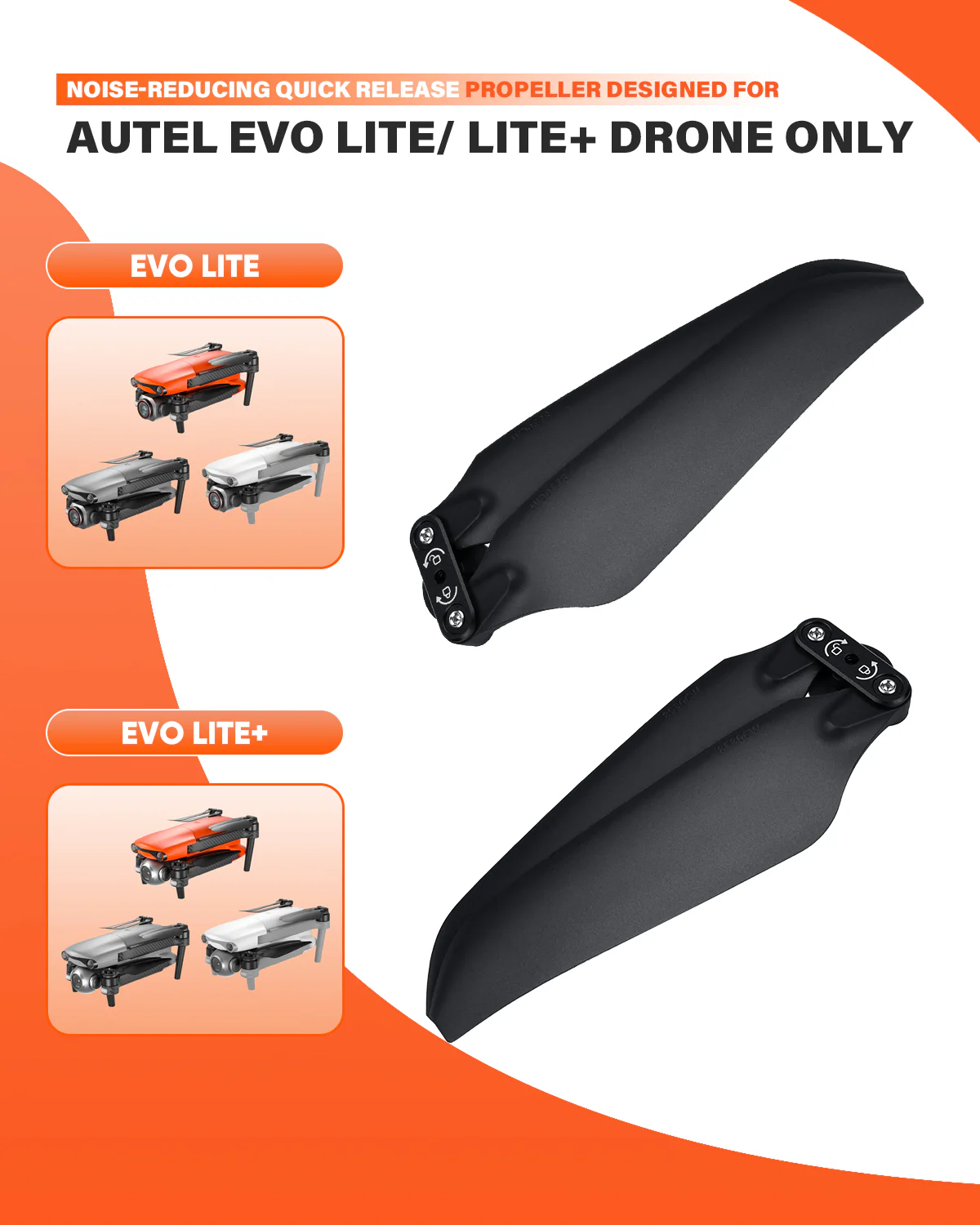 Autel Robotics EVO Lite Propeller for Lite/ Lite+ Drones (Pair) - Image 3