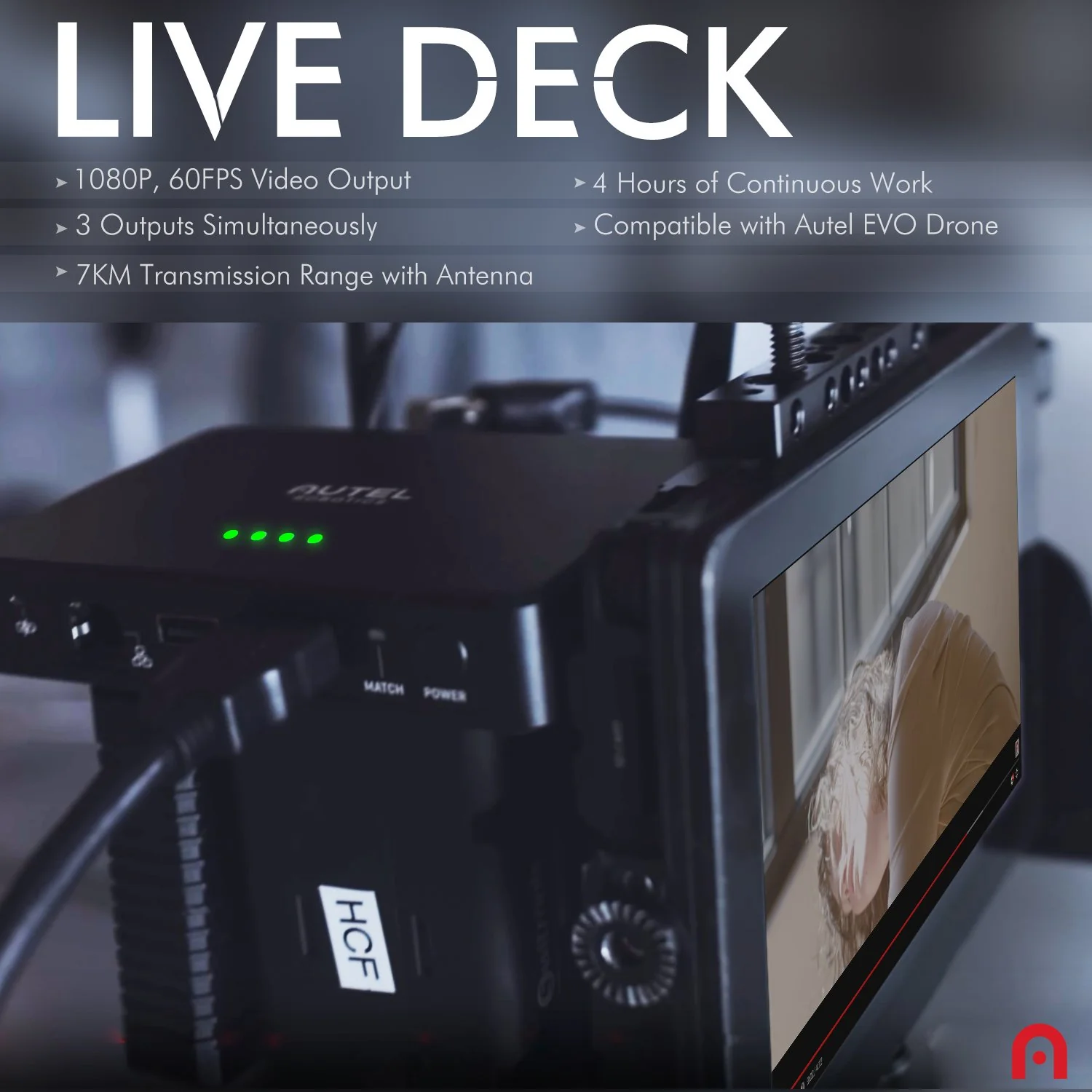 Autel Robotics Live Deck - Output Live Video from EVO & EVO II Drones Via HDMI, Ethernet or USB - Image 3